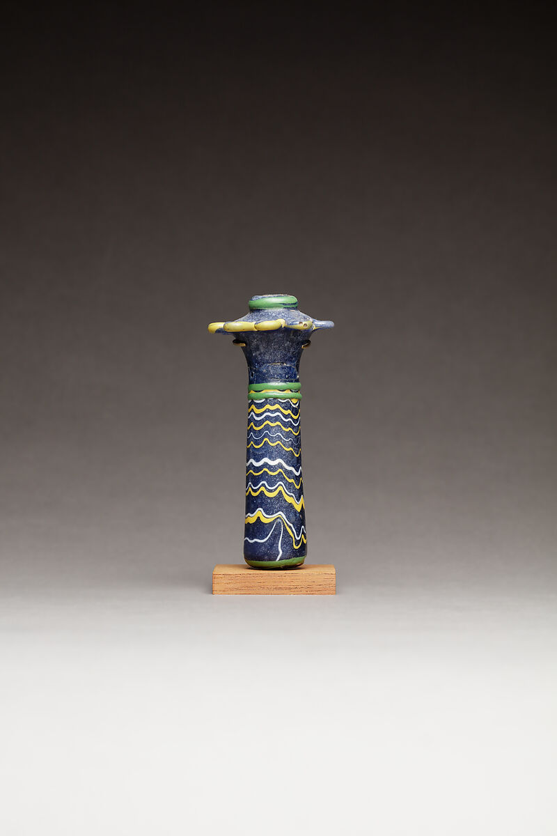Kohl Tube in the Form of a Papyrus Column, Glass
