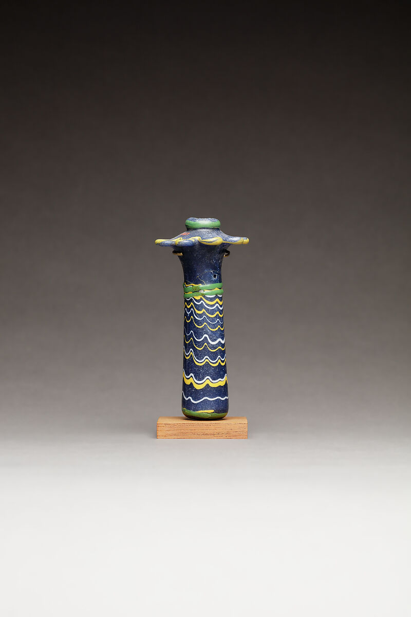 Kohl Tube in the Form of a Papyrus Column, Glass