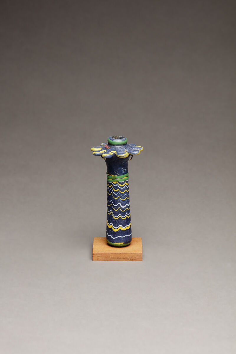 Kohl Tube in the Form of a Papyrus Column, Glass