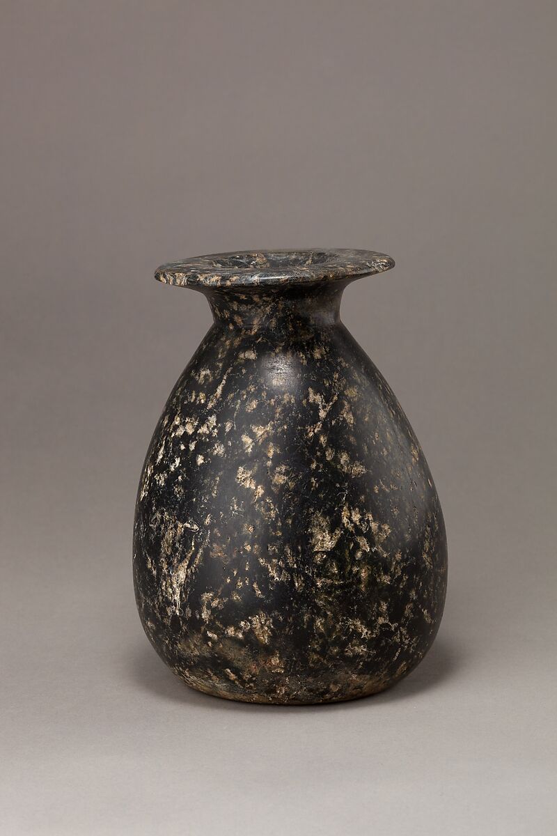 Piriform storage jar, Serpentinite