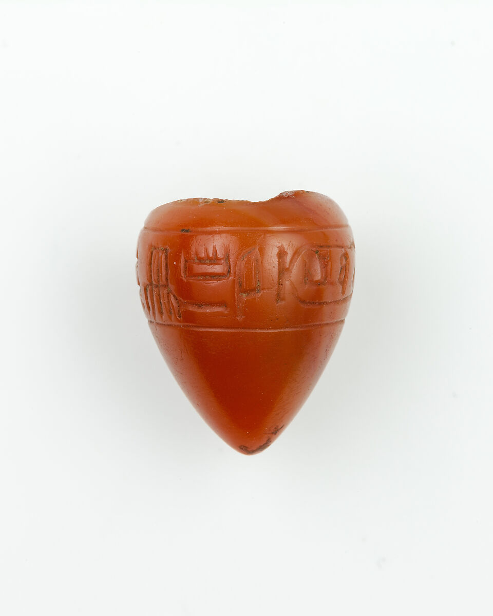 Plumb Bob with the Name of Hatshepsut, Carnelian
