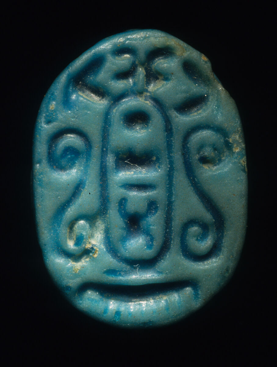 Scarab, Faience 