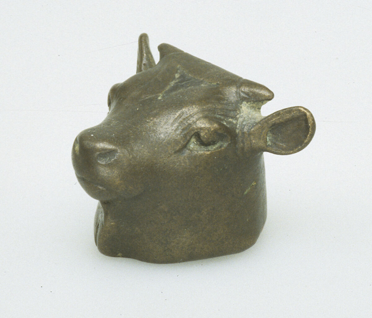 Bull's-Head Weight of 2 Deben, Bronze or copper alloy