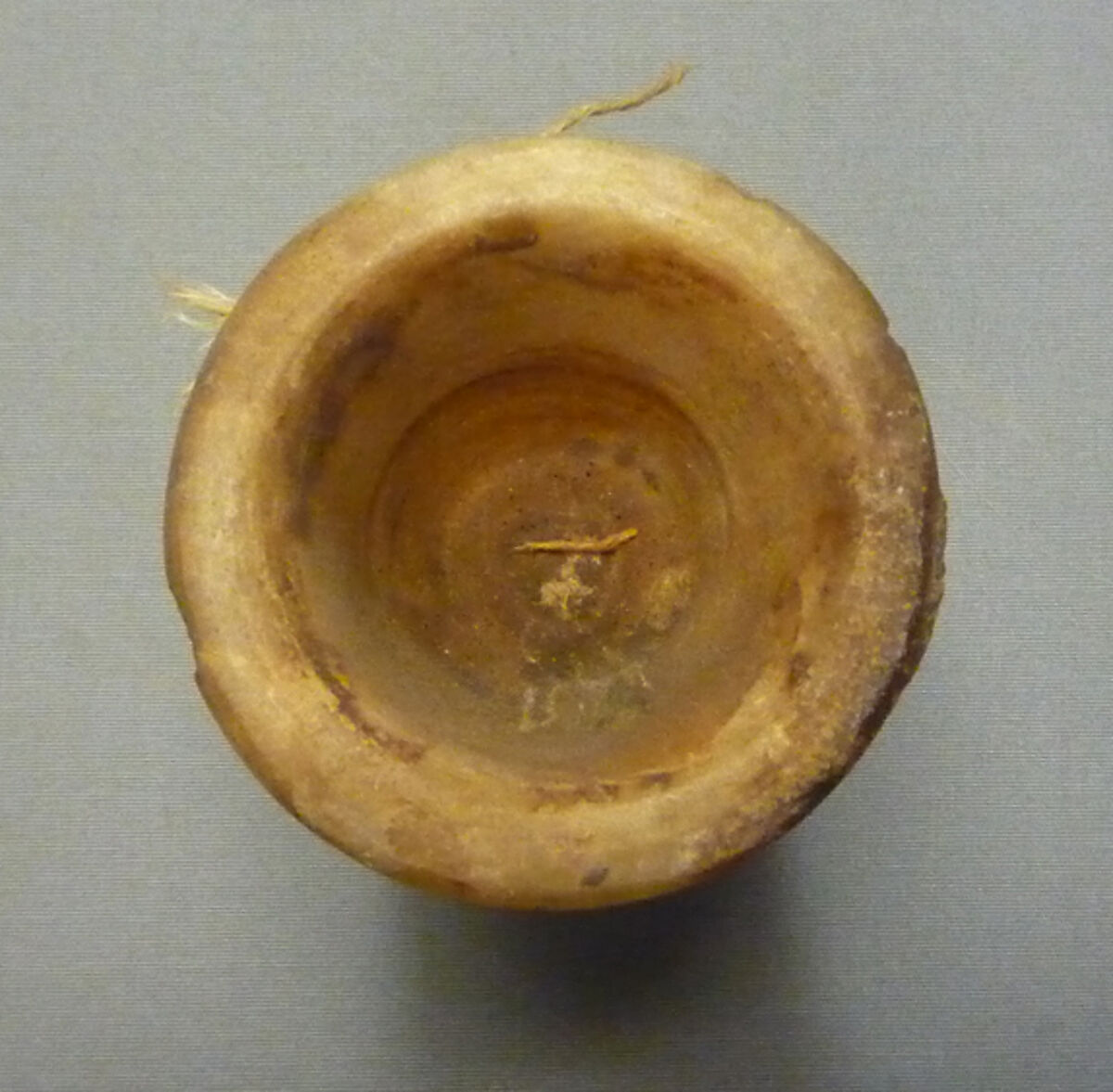 Ointment Jar, Travertine (Egyptian alabaster)
