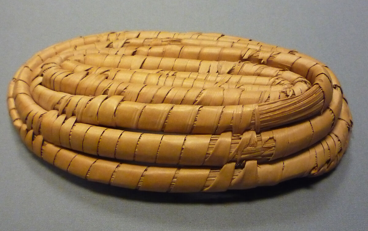 Model Basket from a Foundation Deposit for Hatshepsut's Temple, Basketry (grass)