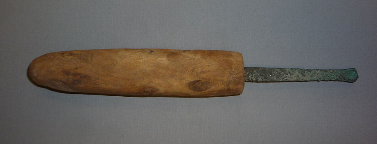Chisel, Wood, bronze or copper alloy