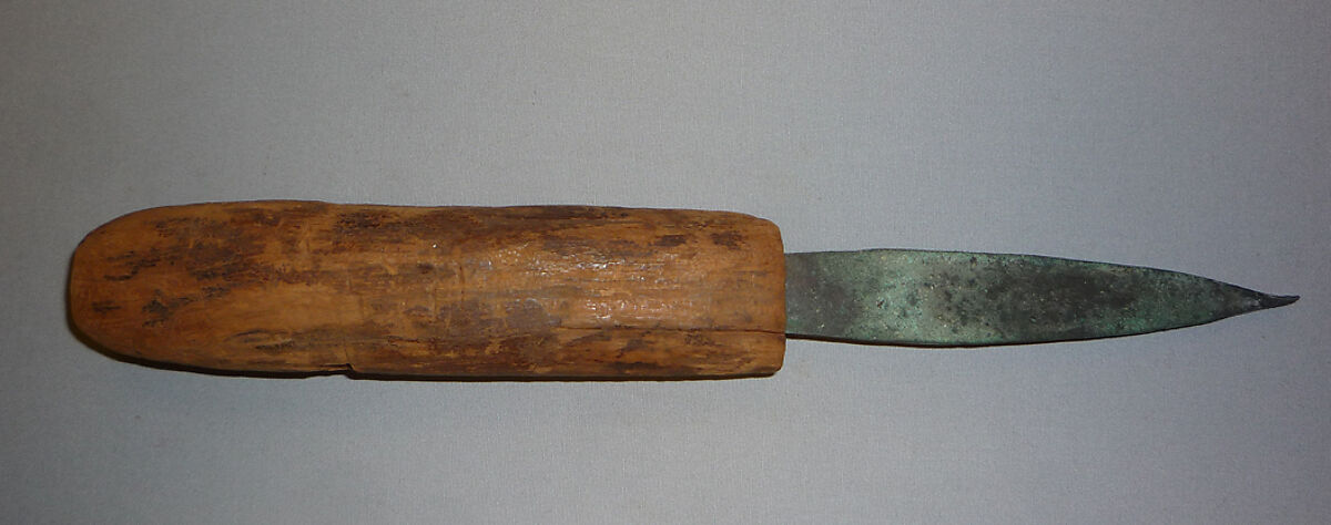 Chisel, Wood, bronze or copper alloy 