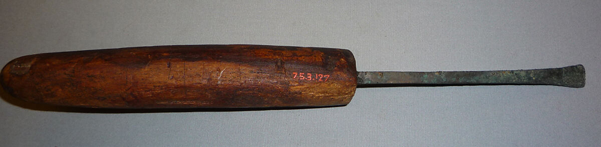 Chisel, Wood, bronze or copper alloy
