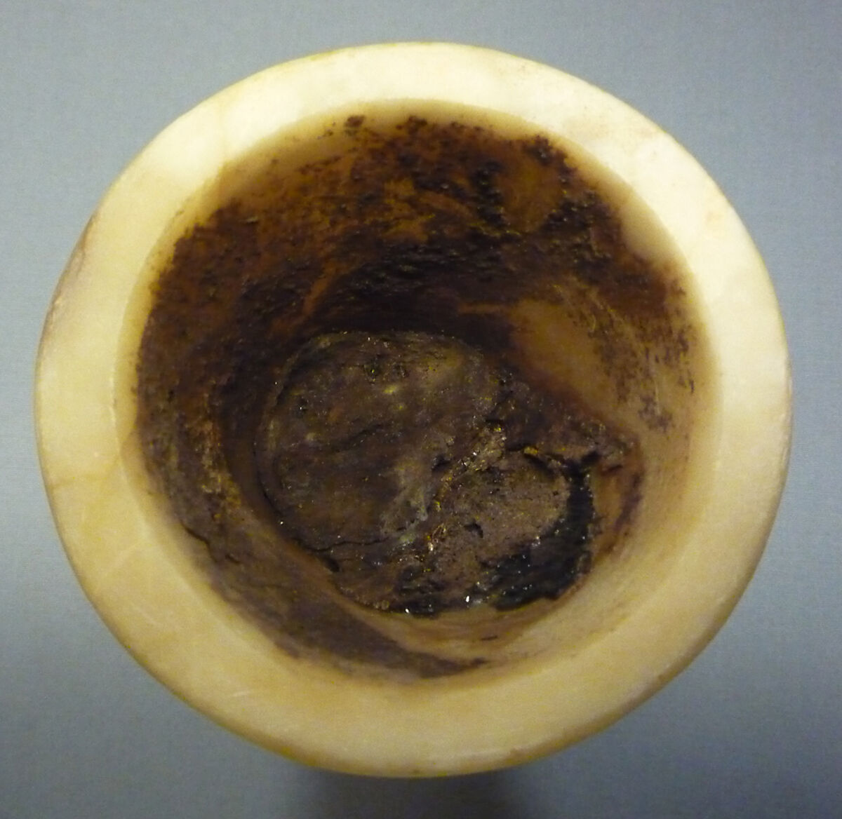 Ointment Jar, Travertine (Egyptian alabaster)