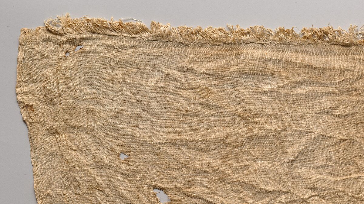 Linen from Tutankhamun's Embalming Cache, Linen, ink