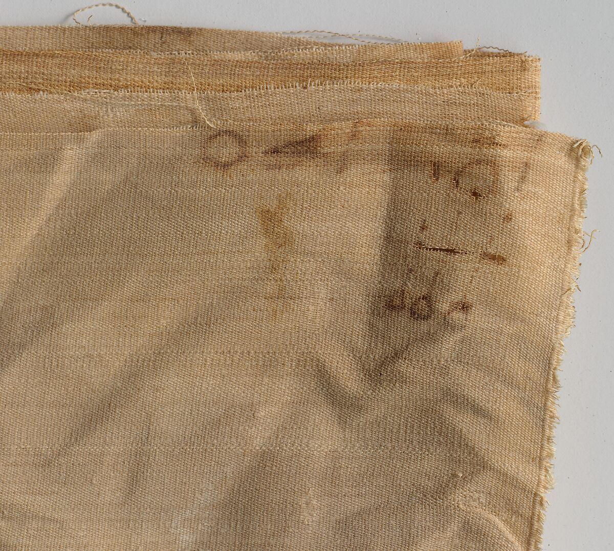 Inscribed Linen Sheet from Tutankhamun's Embalming Cache, Linen