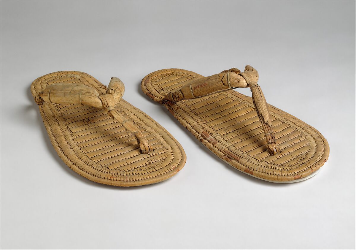 Pair of Sandals, Papyrus Reed 