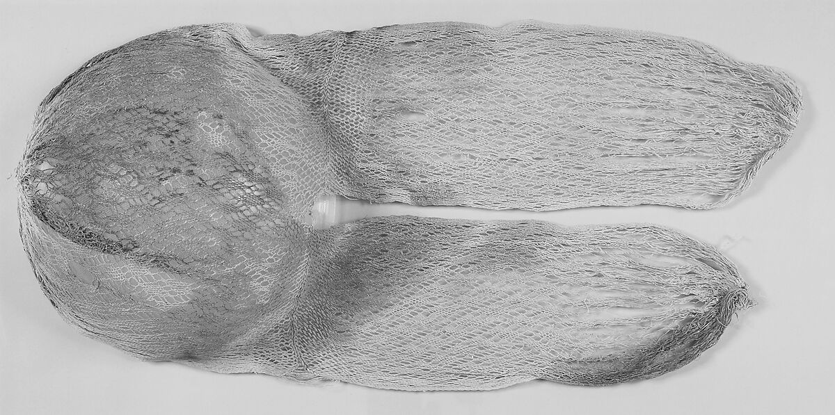 Turban from the Head of a Mummy of a Child, Linen net