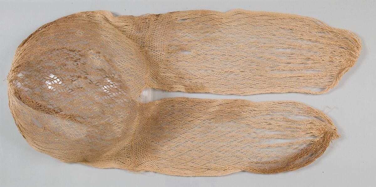 Turban from the Head of a Mummy of a Child, Linen net