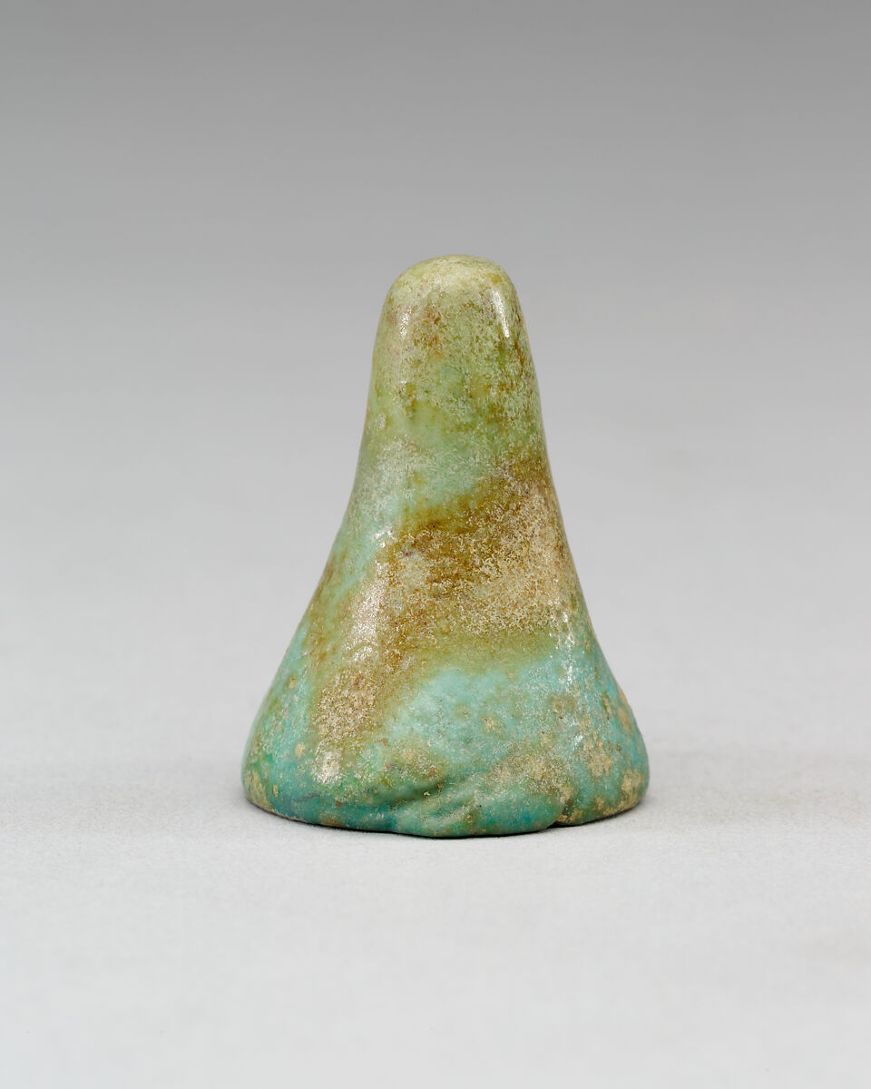 Conical Game Piece, Faience