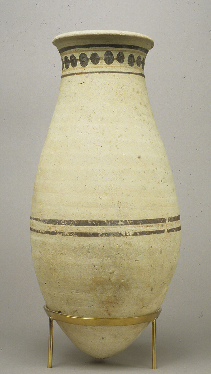 Jar from the Burial of Amenhotep, Pottery, paint