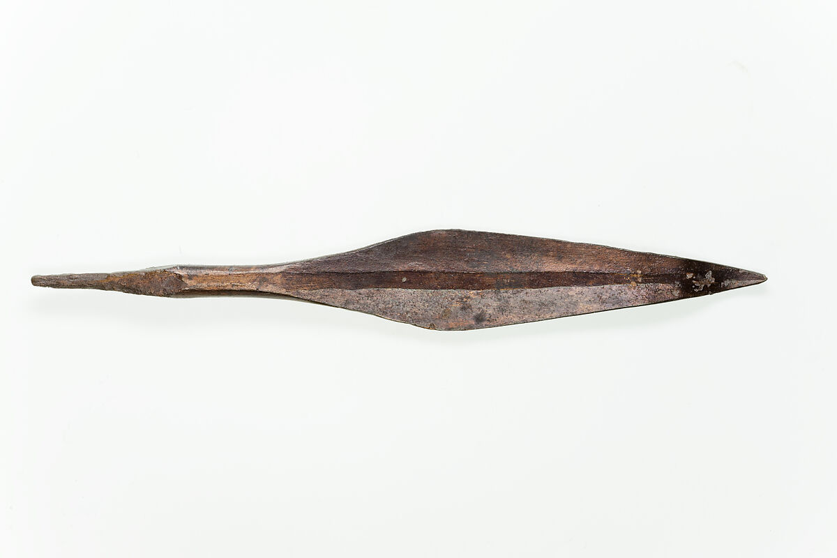Arrow or Javelin Point of Neferkhawet, Bronze or copper alloy 