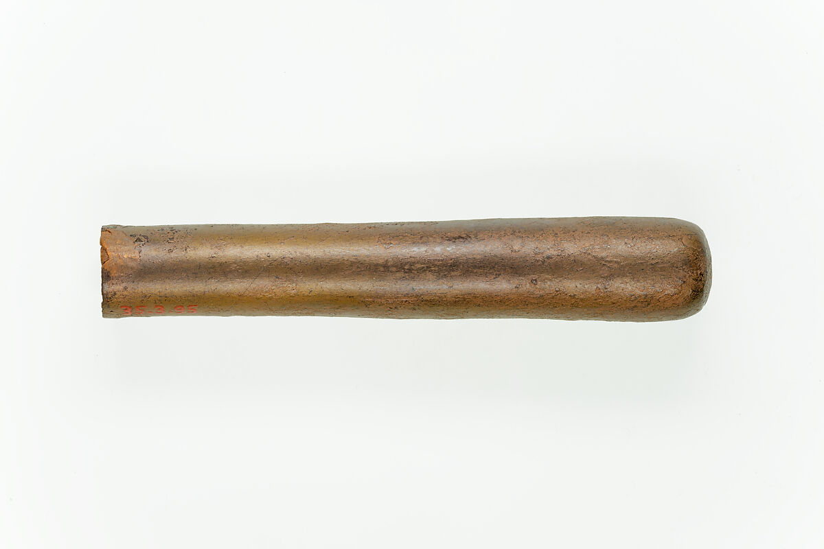 Ferrule from a Stave of Neferkhawet, Bronze or copper alloy 