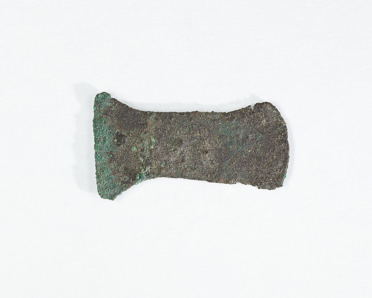 Blade for a Model Axe from a Foundation Deposit, Bronze or copper alloy 