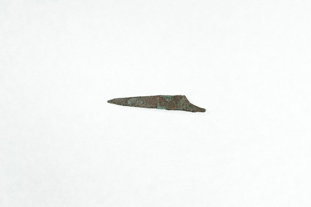 Blade for a Model Saw from a Foundation Deposit, Bronze or copper alloy 