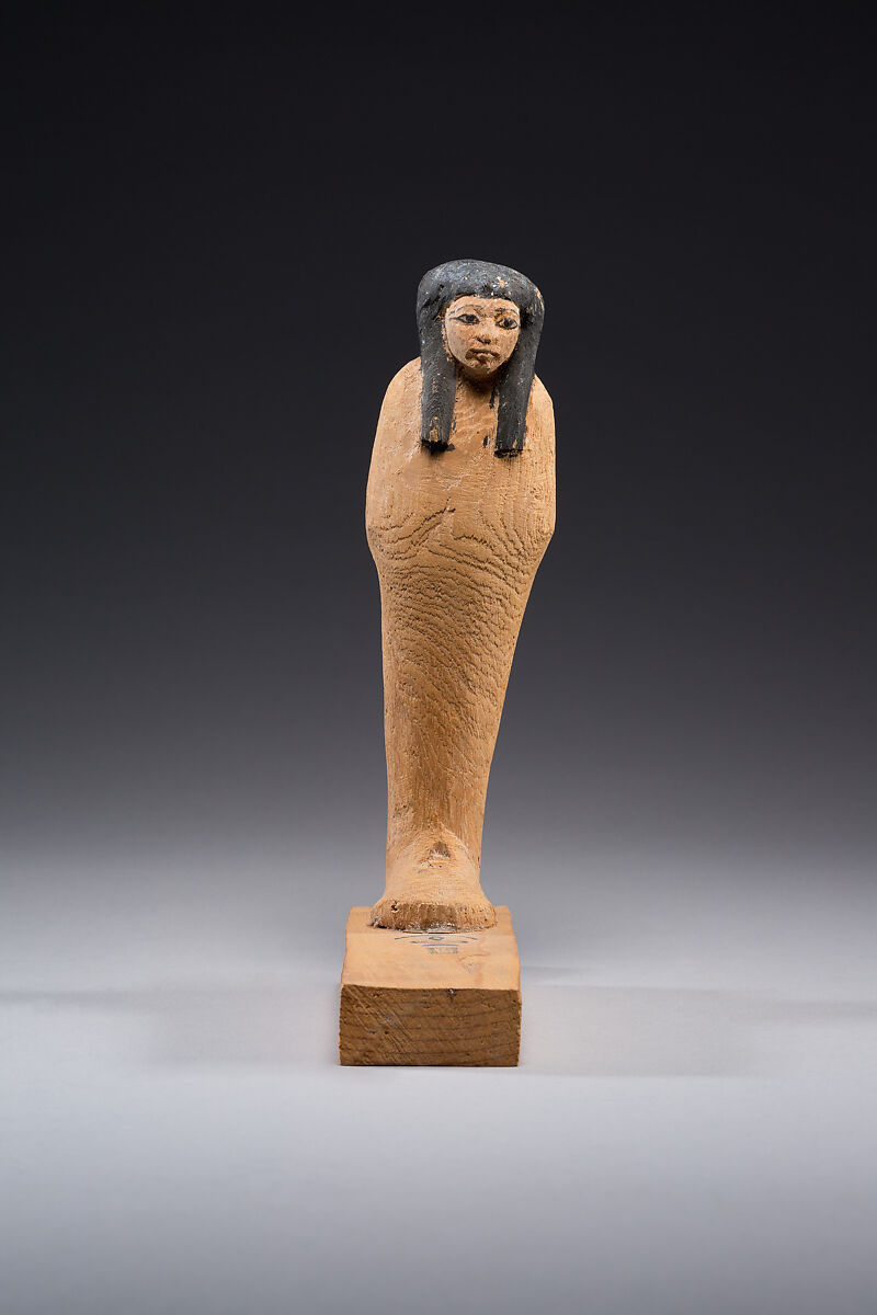 Osirid Figure of Ahhotep, Wood, paint 