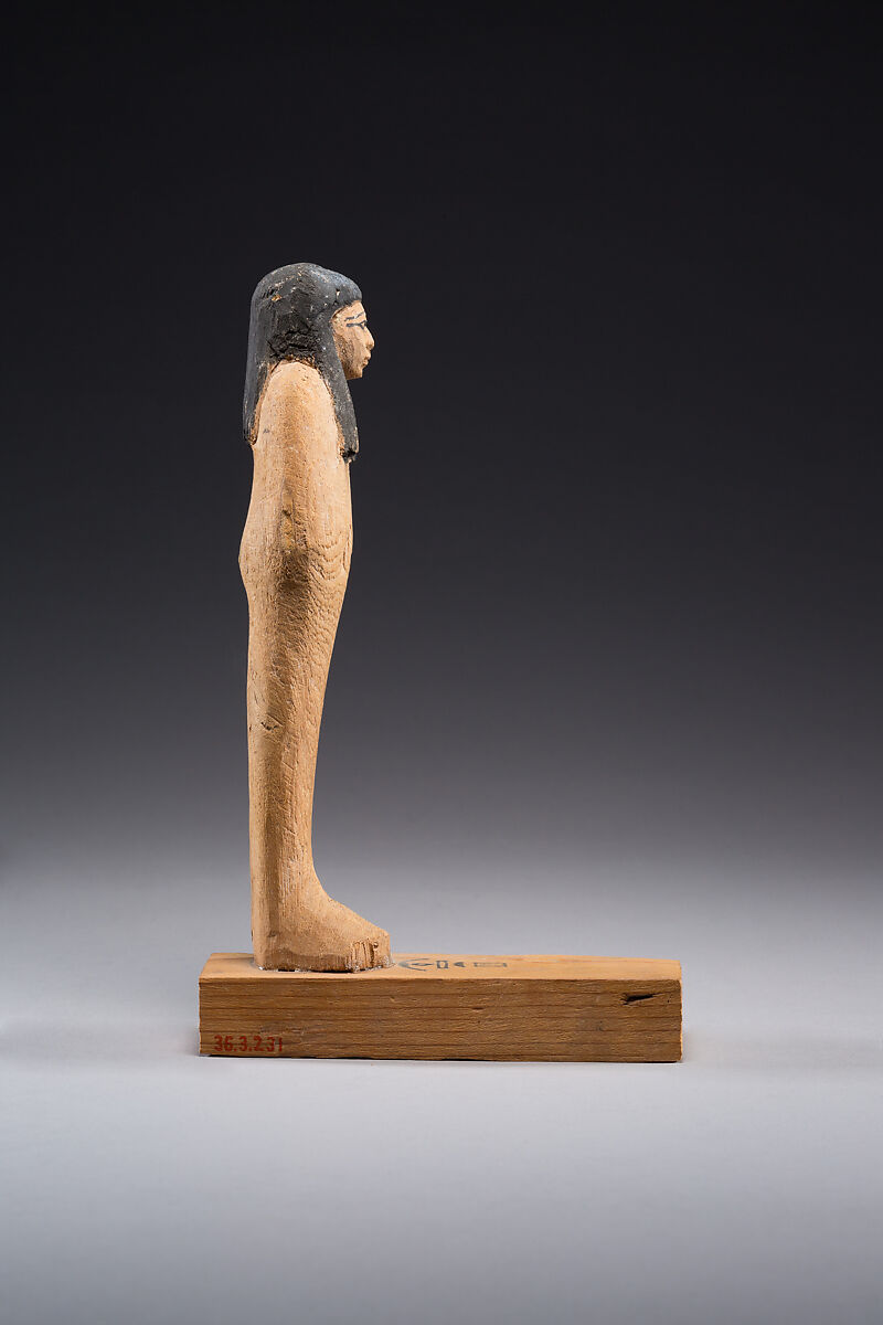 Osirid Figure of Ahhotep, Wood, paint