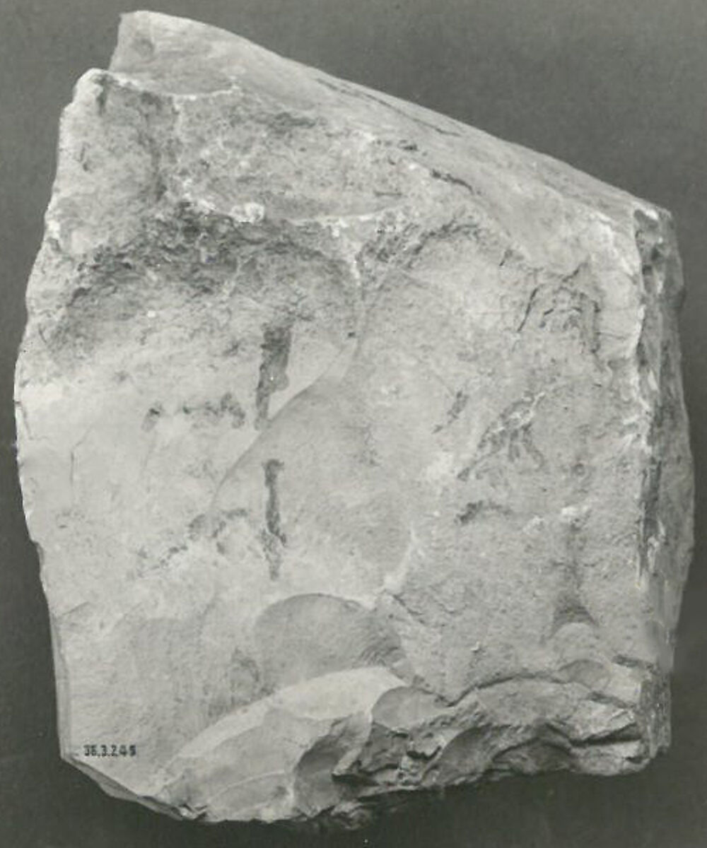 Name Stone of Senenmut, Limestone, paint 