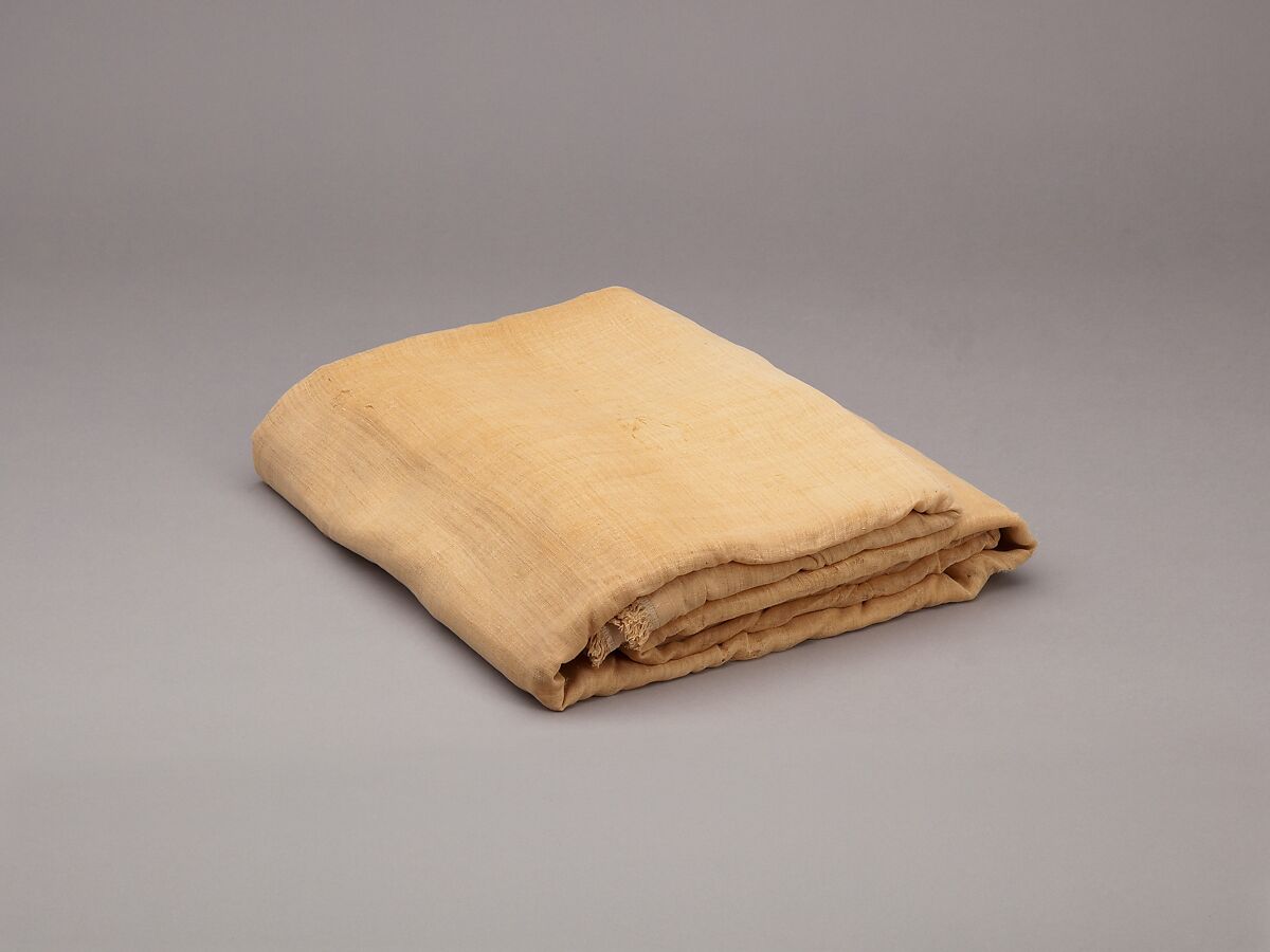 Sheet, linen mark, medium spin, medium weave, Linen, wax 