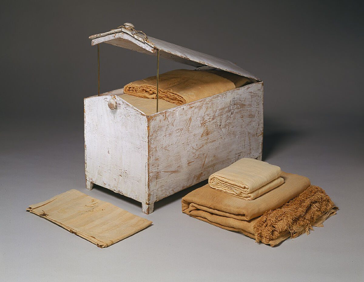 Sheet, linen mark, medium spin, irregular weave, Linen