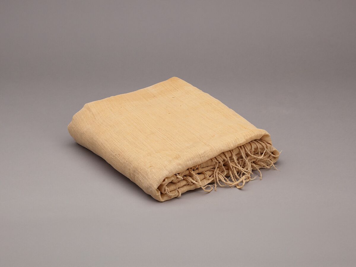 Sheet, linen mark, coarse spin, medium weave, Linen 