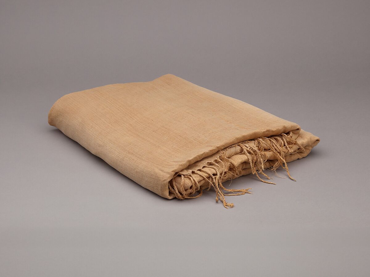 Sheet, linen mark, coarse spin, loose weave, Linen 