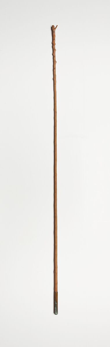 Forked Staff of Harmose, Wood, bronze or copper alloy 