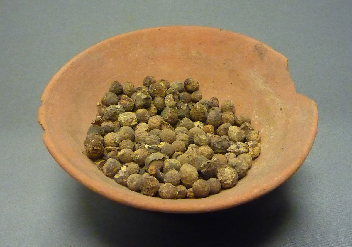 Bowl of Jujube Berries, Pottery, jujube berries