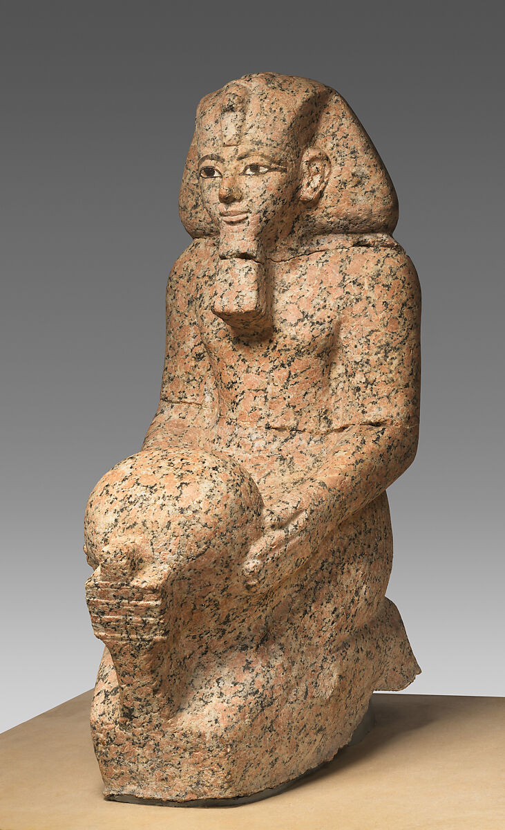 Kneeling statue of Hatshepsut, Granite, paint