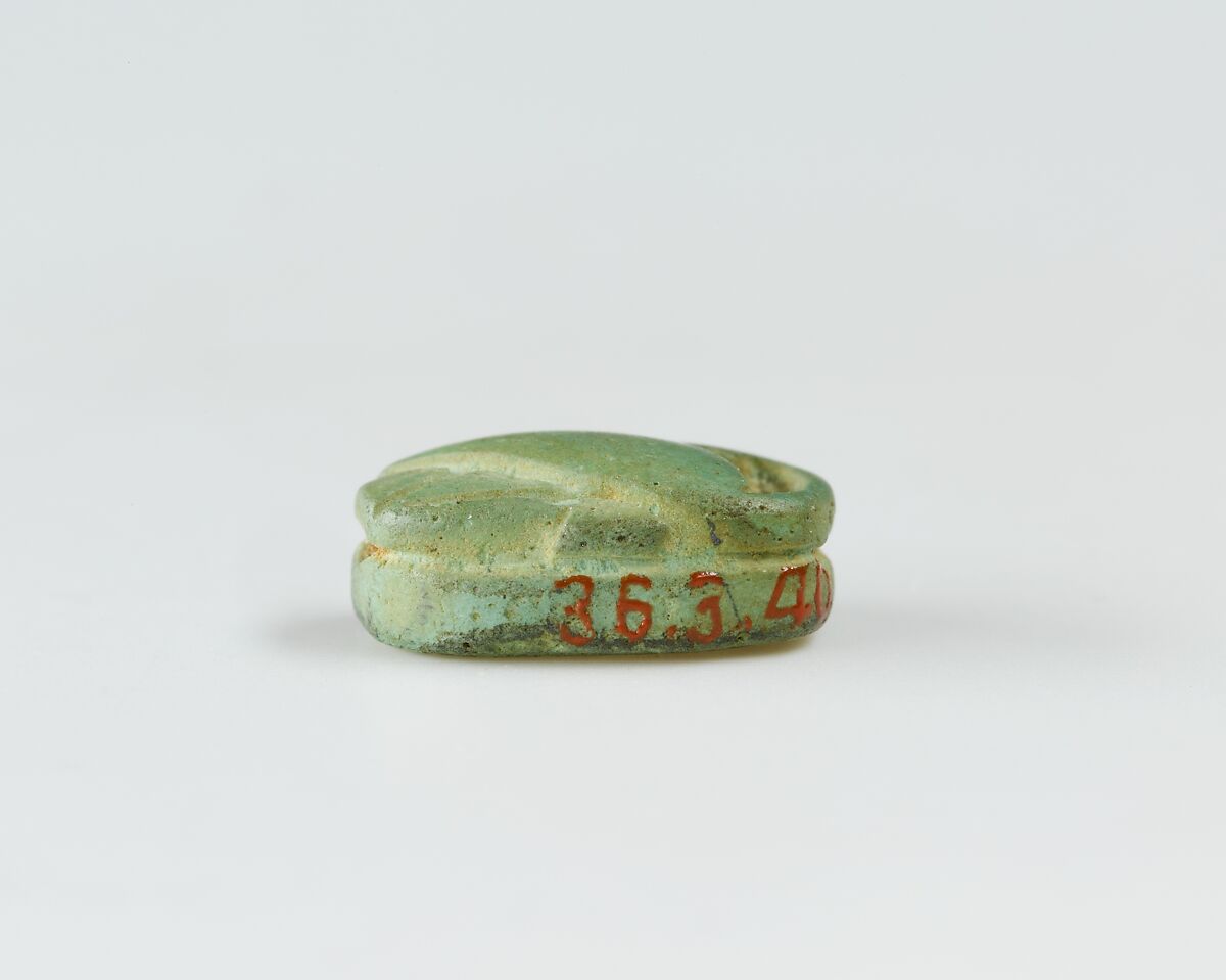 Plaque Decorated with a Duck, Glazed steatite