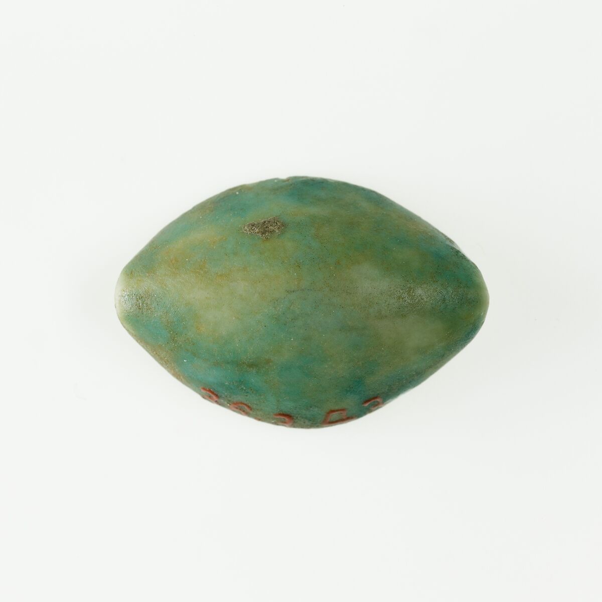 Cowroid Seal-Amulet, Glazed steatite
