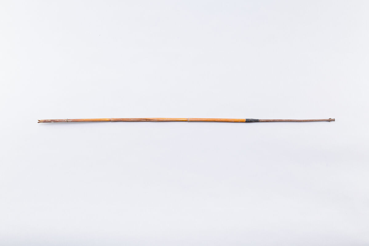 Arrow with composite stone tip, Reed, wood, quartz, adhesive 