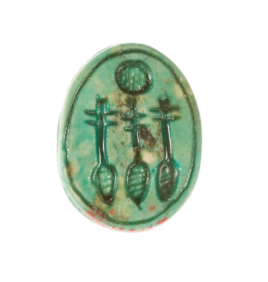 Scarabs Inscribed for Neferure, Steatite (glazed) 