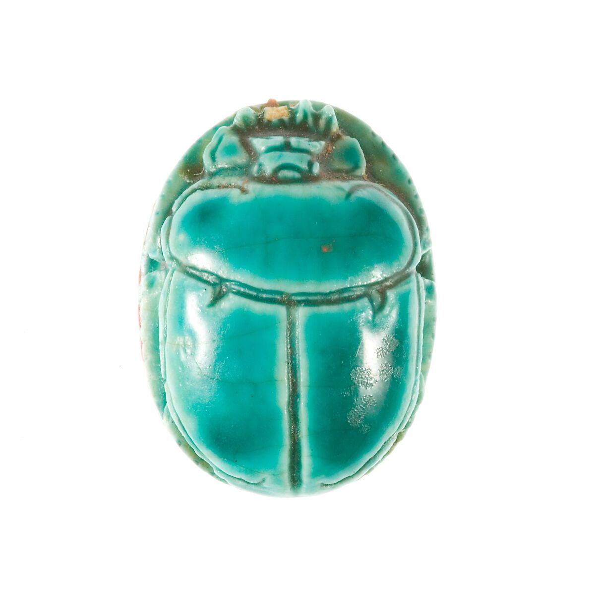 Scarabs Inscribed for the God's Wife Neferure, Steatite, glazed