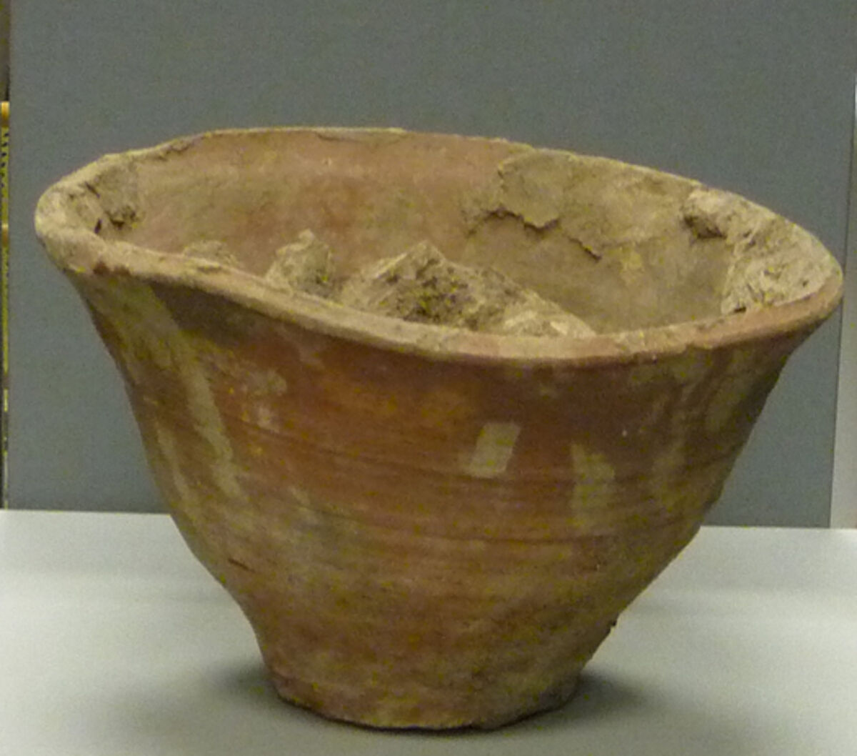 Large Bowl of Mud Mortar, Pottery, mud