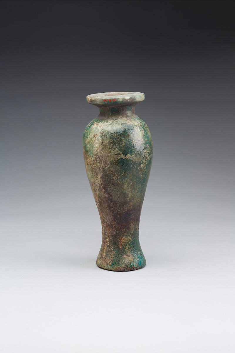 Hes Vase from the Burial of Amenemhat, Faience 