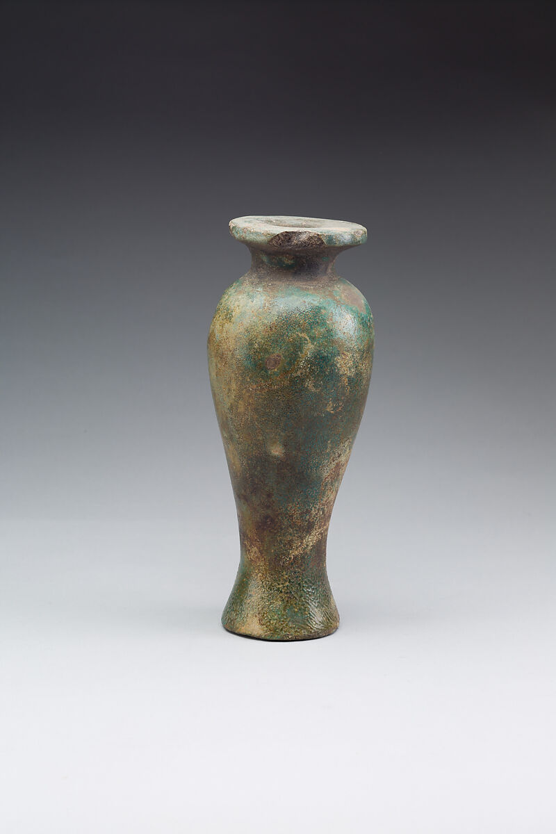 Hes Vase from the Burial of Amenemhat, Faience