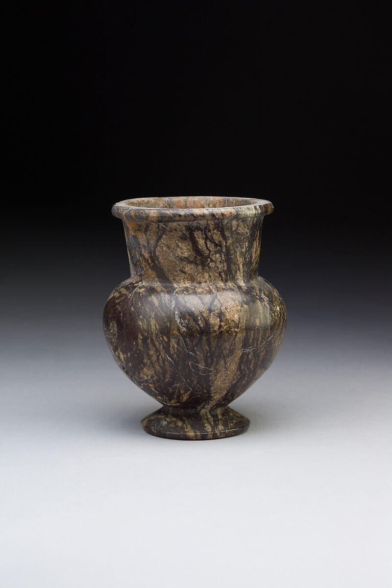 Unguent Jar from Neferkhawet's Tomb, Serpentine 
