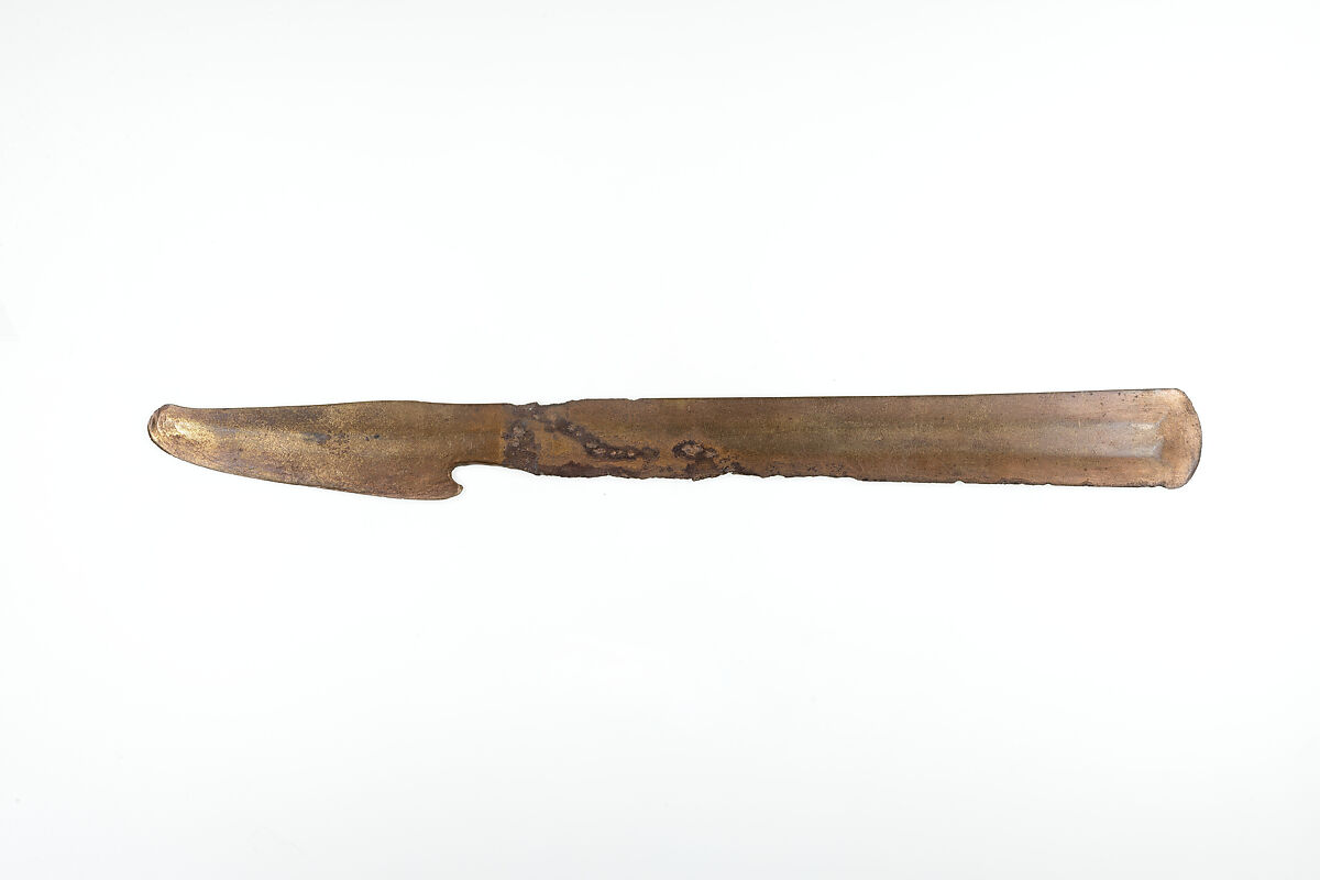 Baki's Razor-Knife, Bronze or copper alloy 