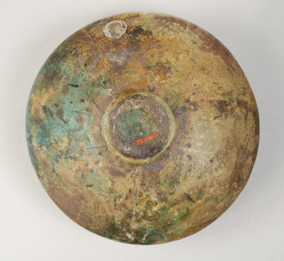 Marsh-Bowl of Rennefer, Faience, paint