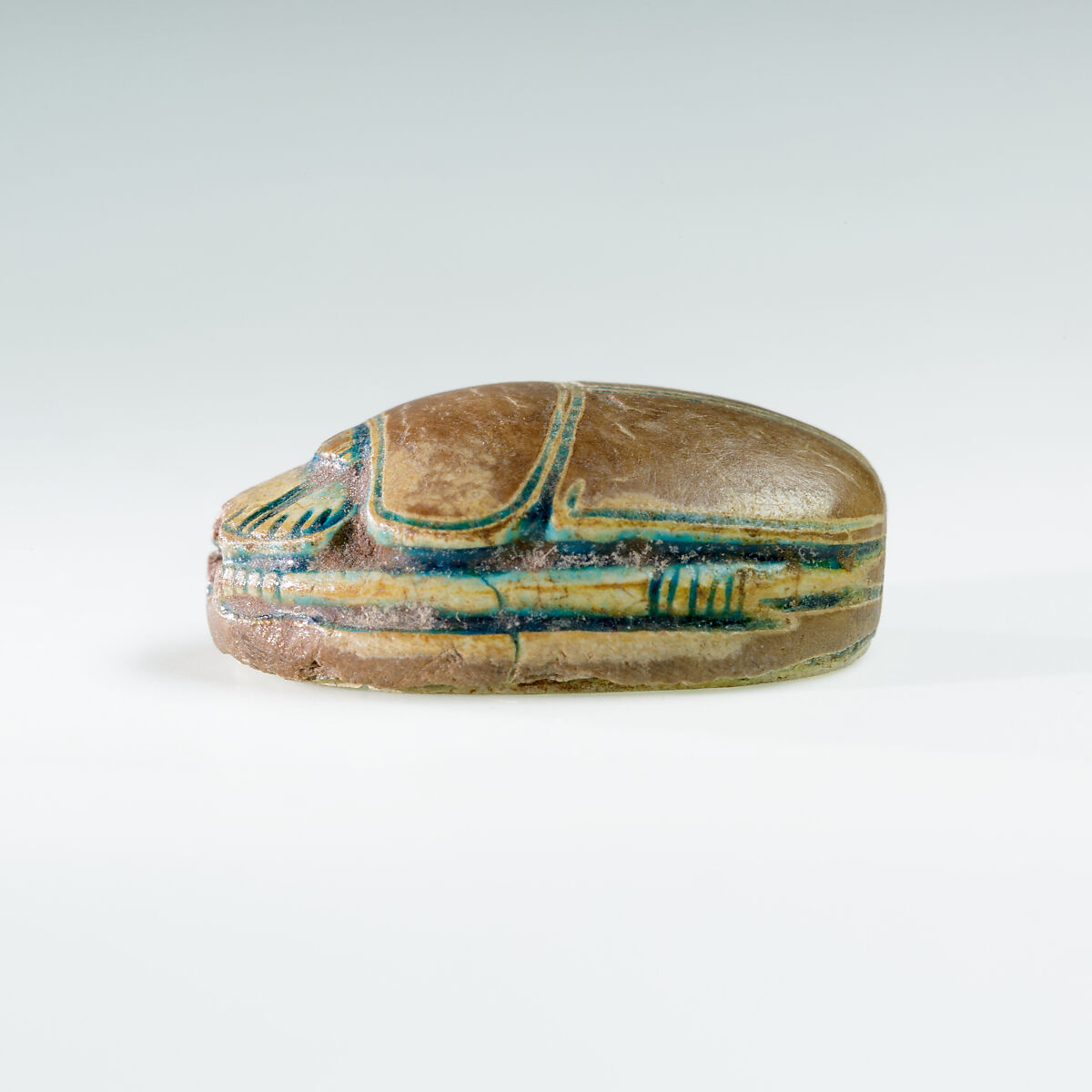 Scarab from Rennefer's Burial, Faience