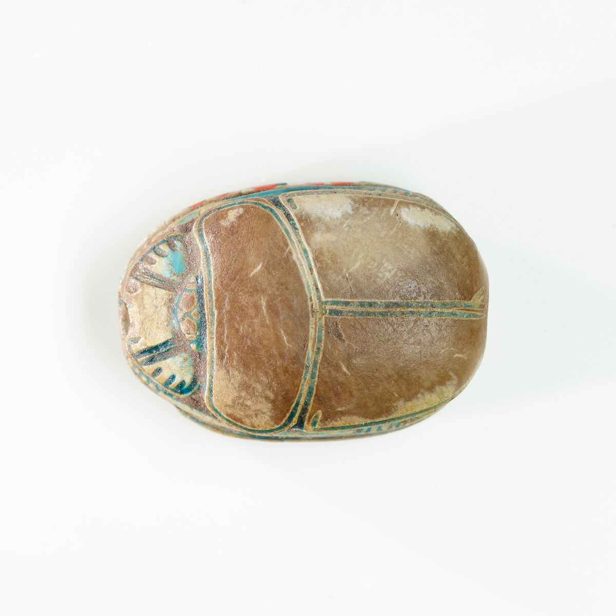 Scarab from Rennefer's Burial, Faience
