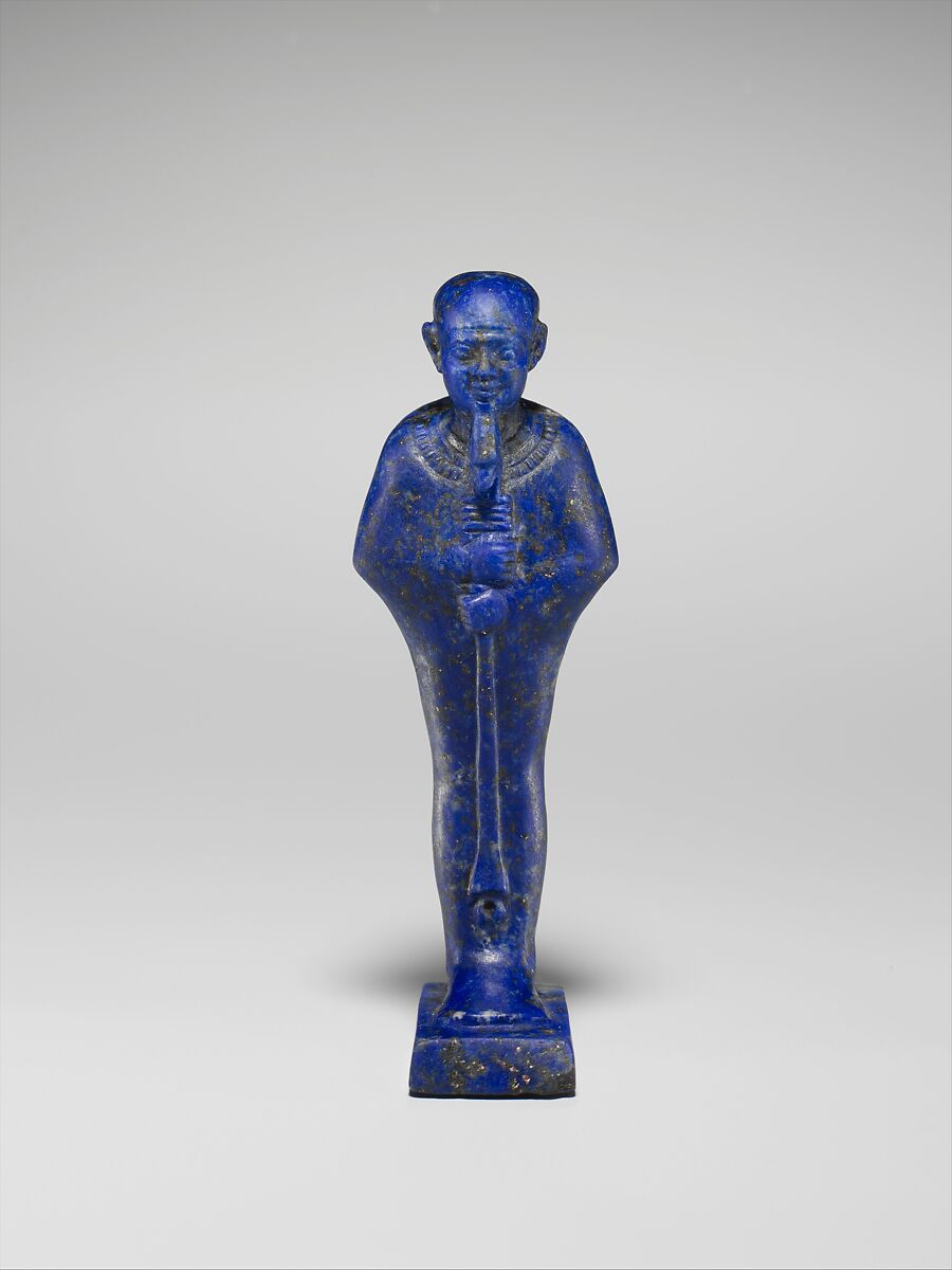 Cult Image of the God Ptah, Lapis lazuli 