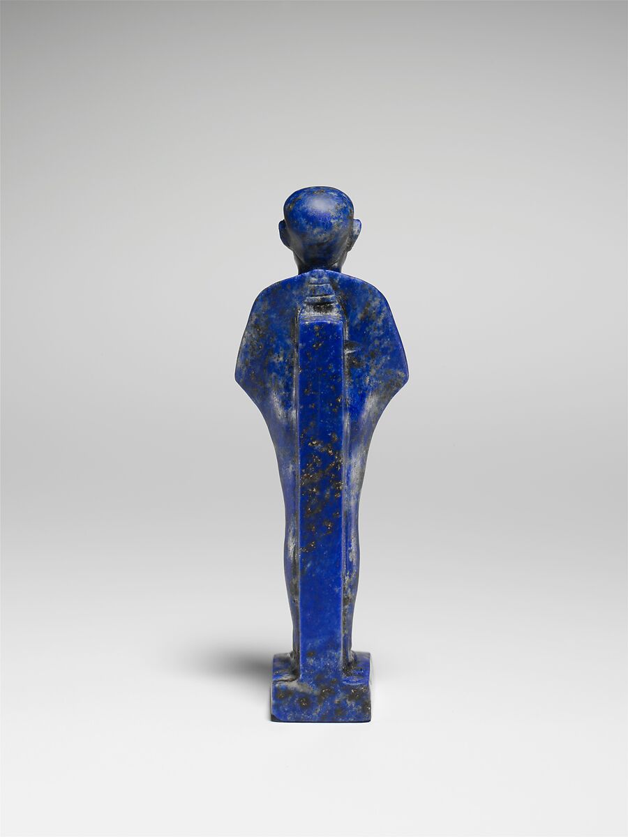 Cult Image of the God Ptah, Lapis lazuli