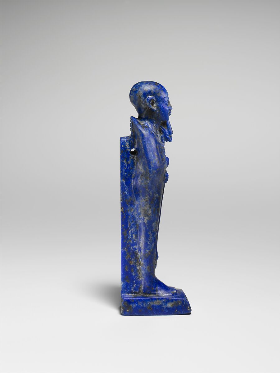 Cult Image of the God Ptah, Lapis lazuli